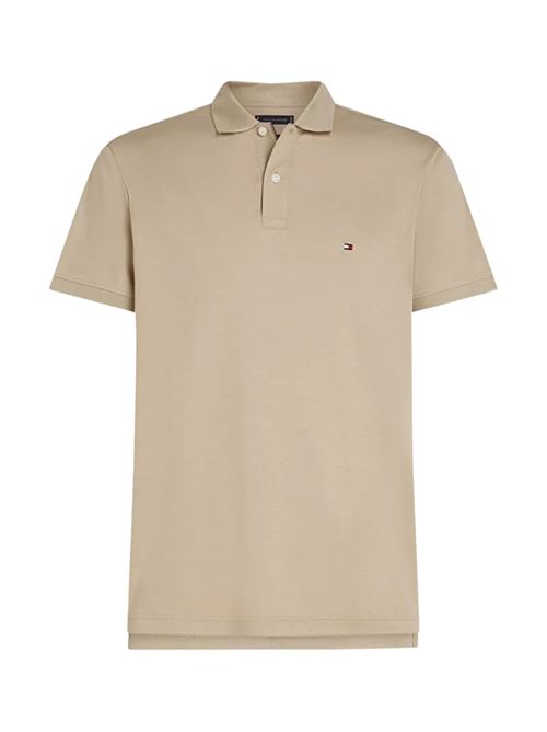 Polo uomo beige in cotone Tommy Hilfiger | MW0MW38465RBT
